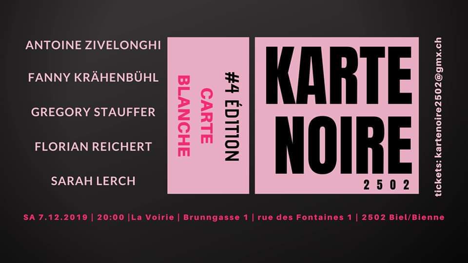 Karte Noire Voirie 2019 Biel Bienne