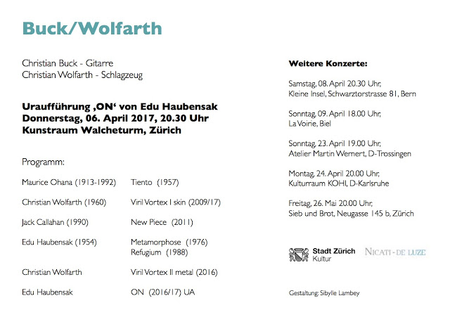 Buck/Wolfarth Voirie Biel Bienne 2017